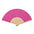 Ecological Bamboo Fan with Paper Fabric in a Wide Range of Colors to Personalize Special Fairs and Events Fanny Paper