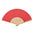 Ecological Bamboo Fan with Paper Fabric in a Wide Range of Colors to Personalize Special Fairs and Events Fanny Paper