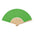 Ecological Bamboo Fan with Paper Fabric in a Wide Range of Colors to Personalize Special Fairs and Events Fanny Paper