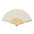 Ecological Bamboo Fan with Paper Fabric in a Wide Range of Colors to Personalize Special Fairs and Events Fanny Paper