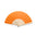 Sustainable Fan with Wooden Sticks and Cotton Fabric in a Wide Range of Colors to Personalize Special Events Folklore
