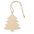 Adorno de Navidad Sostenible en Forma de Árbol de Madera para Personalizar Arby