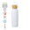 Bidón Térmico Sostenible de Acero Inoxidable de Doble Pared con Tapón de Bambú y Asa de Transporte para Personalizar Especial Sublimación Jano- 500ml