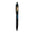 Ecological Bamboo and Aluminum Ballpoint Pen with Black Finish and Superior Detail in a Wide Range of Colors with Push-Button Mechanism and Blue Ink for Personalizing Piklam