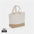 Bolsa Nevera Tote Ecológica de Lona Reciclada Impact Aware™  285 g/m² Sin Teñir en Varios Colores para Personalizar con Contribución a ONG Especial Verano