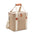 Bolsa Nevera Sostenible de Algodón Canvas para Personalizar con Cierre Cremallera y Asas Bandolera Kecil Large