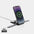 Cargador Inalámbrico 3 en 1 Magnético Sostenible de PU Reciclado Para Personalizar con Certificado RCS Swiss Peak 15W