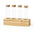 Eco-friendly Kitchen Spice Rack made of Glass, Cork and Bamboo to Personalize Special Events and Promotional Gifts Tumber