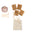 Sustainable Skill Game for Building Wooden Christmas Motifs Special for Children Aleko