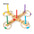 Sustainable Wooden Aiming Game Easy to Assemble with 12 Pieces Special for Children Madis