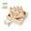 Crested 16-Piece Eco-Friendly Wooden Sudoku Game for Customizing Special Recreation Centers