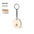 Eco-friendly Beech Wood Keychain with Pine Seed Capsule to Personalize Presented in a Kraft Krusty Box