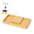 Desk Organizer with Integrated 15W Wireless Charger Eco-friendly Bamboo for Personalizing Treit