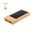 Power Bank Solar Charger Bamboo for Customizing Special Outdoor Activities Molding - 4,000 mAh