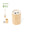 Eco-friendly Wheat Straw Pencil Sharpener with Bamboo Container for Personalizing Dilaver
