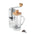 Set de Café Sostenible Con Cafetara de Vidrio e Inox y Molinillo de Café Manual en Cerámica y Bambú para Personalizar Tera