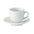 Set de Taza y Plato para Café Sostenible de Cerámica para Personalizar Especial Restauración Espresso