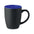Taza Cerámica Bicolor Color Negro Mate Con Interior en Amplia Gama de Colores Brillantes Lim - 290ml