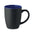 Taza Cerámica Bicolor Color Negro Mate Con Interior en Amplia Gama de Colores Brillantes Lim - 290ml