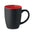 Taza Cerámica Bicolor Color Negro Mate Con Interior en Amplia Gama de Colores Brillantes Lim - 290ml