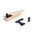 Ecological Customizable Wooden Domino Game with Black Pieces Prakon