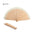 Sustainable Fan with Wooden Sticks and Cotton Fabric to Personalize Special Events Dubert