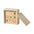 Ecological Wooden Game to Personalize 3 in a Row Grapex