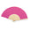 Sustainable Fan with Bamboo Sticks and Polyester Fabric to Customize in Various Colors Special Events Kronix