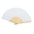 Sustainable Fan with Bamboo Sticks and Polyester Fabric to Customize in Various Colors Special Events Kronix