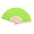 Sustainable Fan with Bamboo Sticks and Polyester Fabric to Customize in Various Colors Special Events Kronix