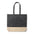 Ecological Shopping Bag Made of Recycled Cotton, Two-Tone, with Gusset for Advertising, with Long Handles and ECO Inca Badge