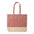 Ecological Shopping Bag Made of Recycled Cotton, Two-Tone, with Gusset for Advertising, with Long Handles and ECO Inca Badge