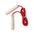 Galtax Coloured Jump Rope with Wooden Handles for Personalisation