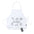 Sustainable Children's Apron in Recycled Non-Woven, Customizable for Coloring with RPET Badge Special for Children Mayfil