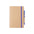 Ecological Notebook with Recycled Cardboard Covers with ECO Distinctive Pen and Elastic Esteka
