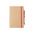 Ecological Notebook with Recycled Cardboard Covers with ECO Distinctive Pen and Elastic Esteka