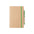 Ecological Notebook with Recycled Cardboard Covers with ECO Distinctive Pen and Elastic Esteka