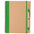Ecological Notebook with Recycled Cardboard Covers and Special Events Pen Tunnel A5