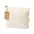Ecological toiletry bag 100% Organic Cotton 175 gr/m2 to personalize with GOTS certification with zipper and puller with Boyan ECO badge