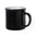 Ceramic Mug in Various Colours to Personalise Vintage Look White Interior and Black Rim Sinor 300 ml