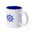 Two-tone Ceramic Mug White Exterior Special Laser Personalization Ideal for Events Weddings Kulmer 350 ml