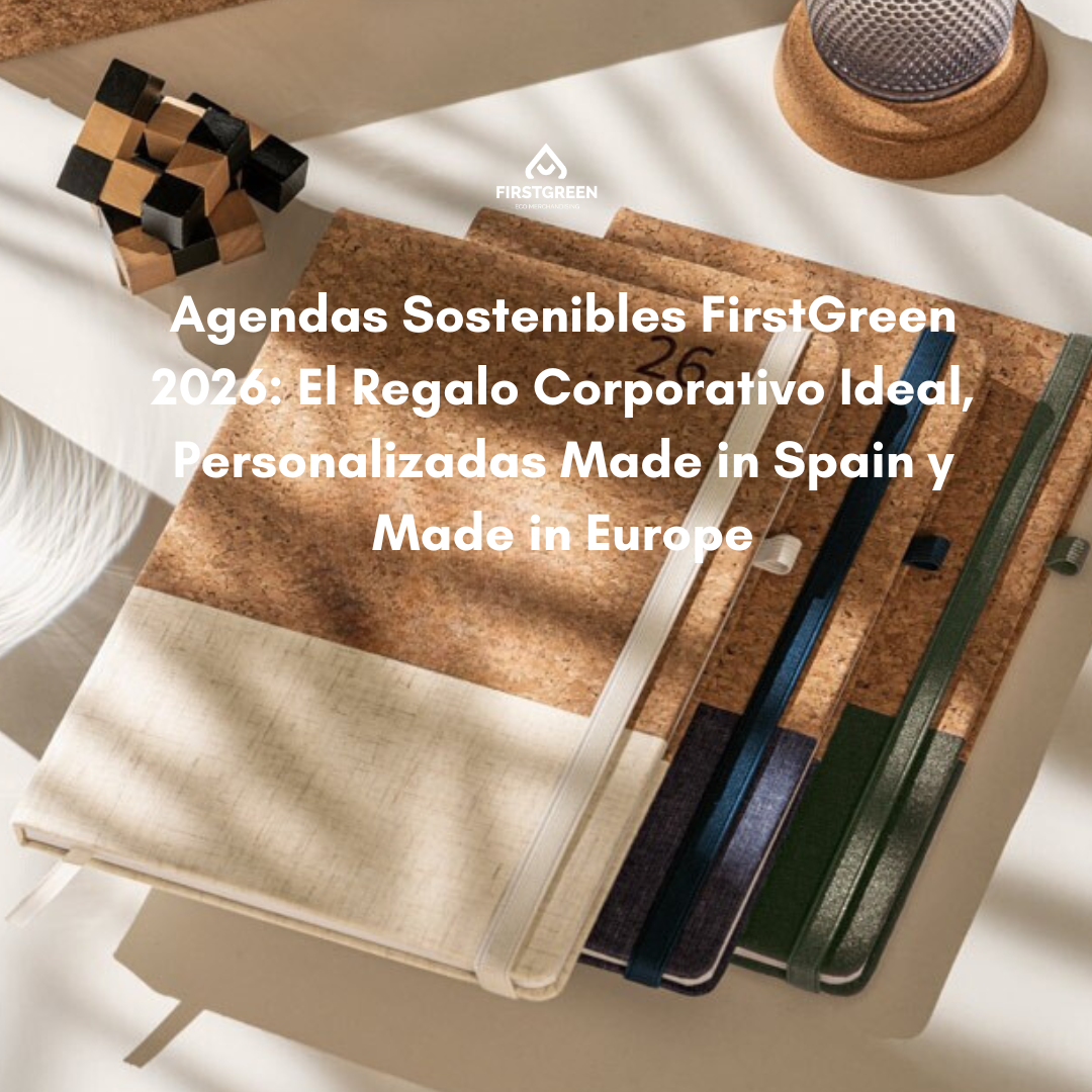 Agendas Sostenibles FirstGreen 2026: El Regalo Corporativo Ideal, Personalizadas Made in Spain y Made in Europe