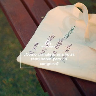 Bolsas reutilizables para ferias, eventos y congresos, los mejores regalos publicitarios para completarla