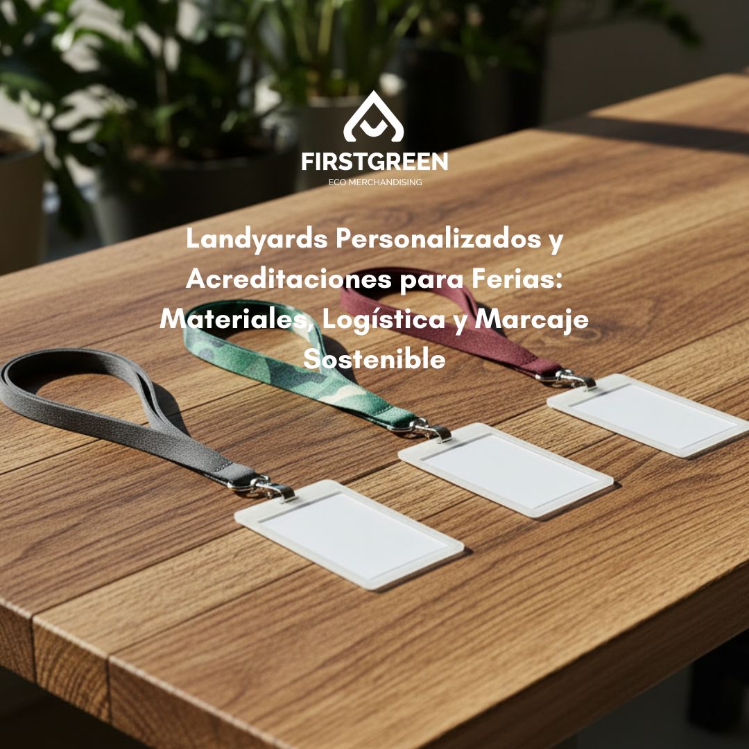 Landyards Personalizados y Acreditaciones para Ferias: Materiales, Logística y Marcaje Sostenible