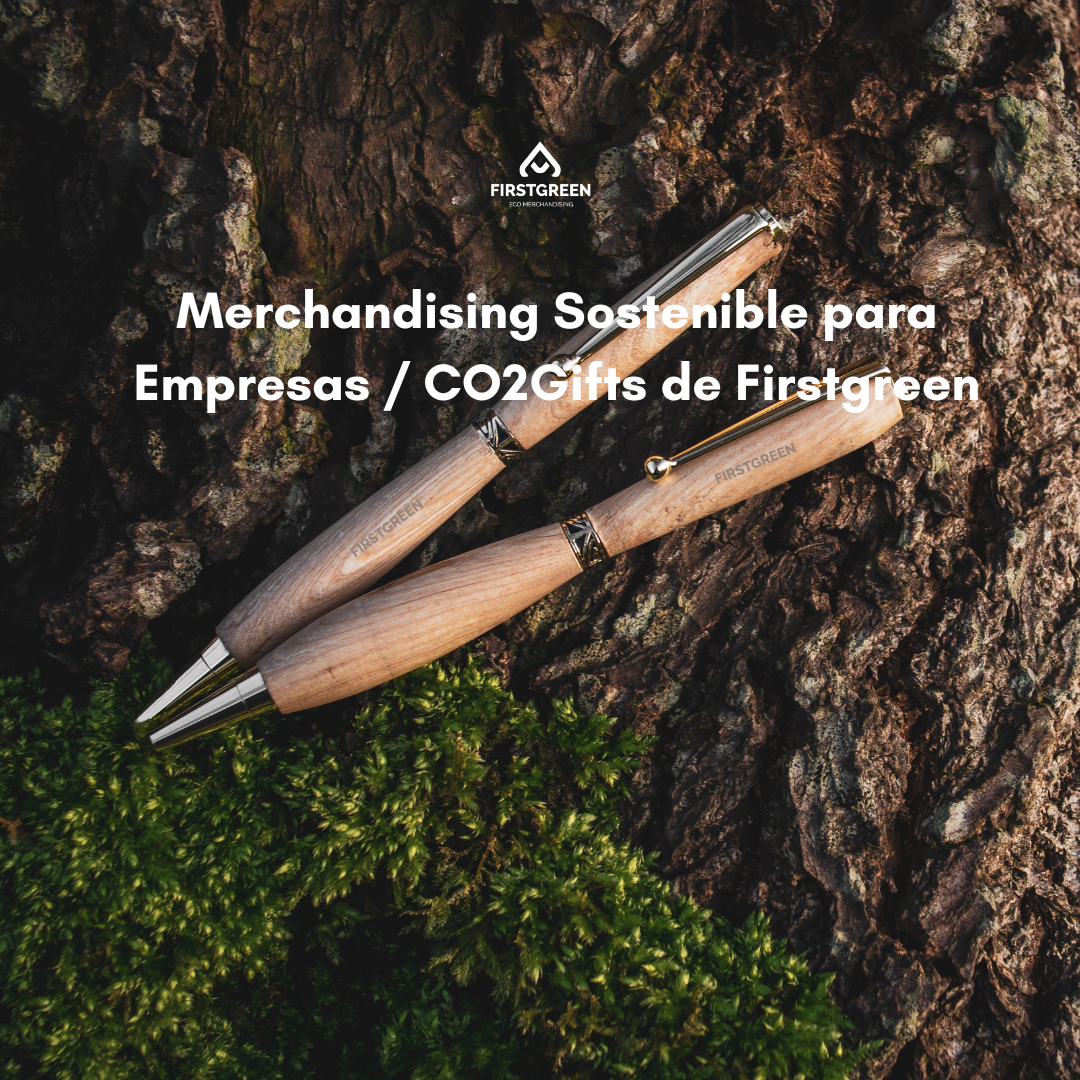 Merchandising Sostenible para Empresas / CO2Gifts de Firstgreen
