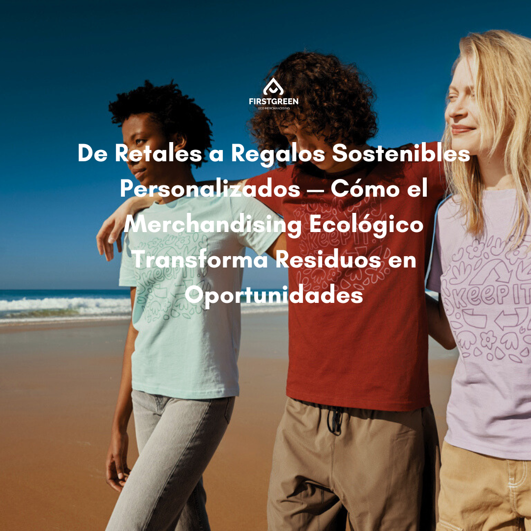 De Retales a Regalos Sostenibles Personalizados — Cómo el Merchandising Ecológico Transforma Residuos en Oportunidades