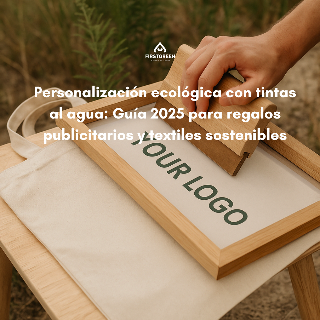 Personalización ecológica con tintas al agua: Guía 2025 para regalos publicitarios y textiles sostenibles