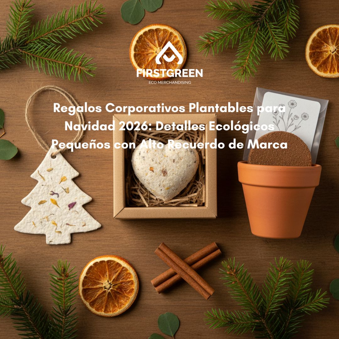 Regalos Corporativos Plantables para Navidad 2026: Detalles Ecológicos Pequeños con Alto Recuerdo de Marca