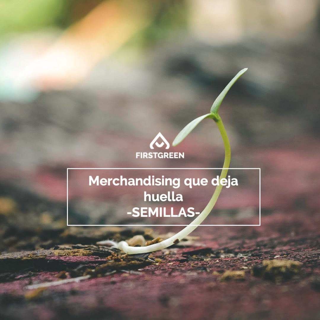 Cómo crear naturaleza personalizada con artículos de merchandising hechos con semillas.