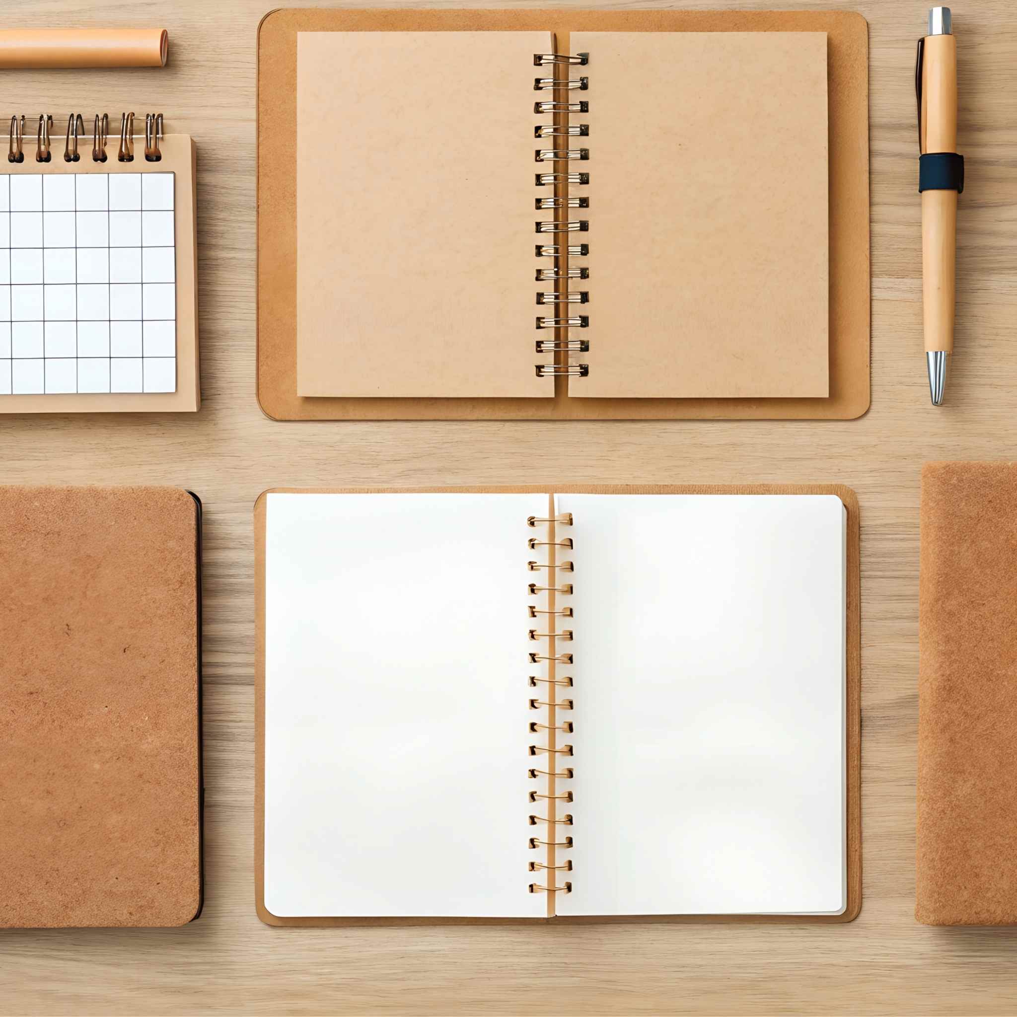 Blocs y libretas personalizadas sostenibles para empresas como papelería corporativa responsable